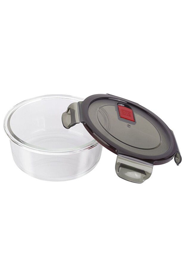 Gusto Cam Saklama Kabı Yuvarlak 600 ml - 2