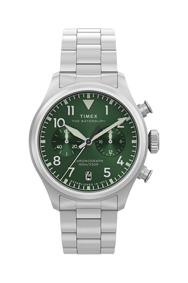 Waterbury Ace Chronograph 41mm Stainless Steel Bracelet Watch