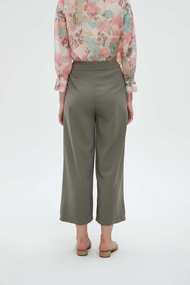 Solid Bootcut Pants - 6