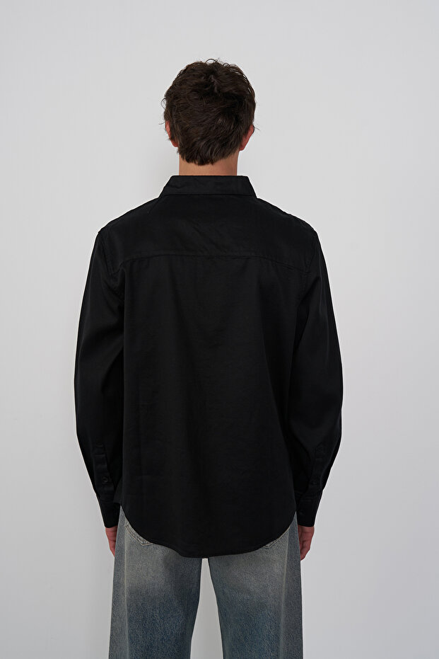 Dökümlü Basic Gömlek - 5