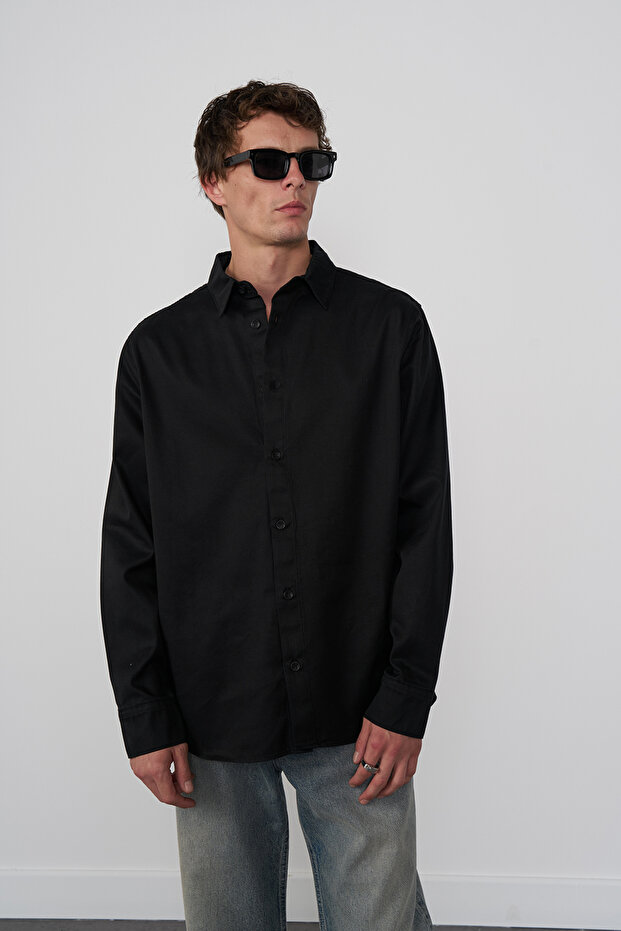 Dökümlü Basic Gömlek - 3