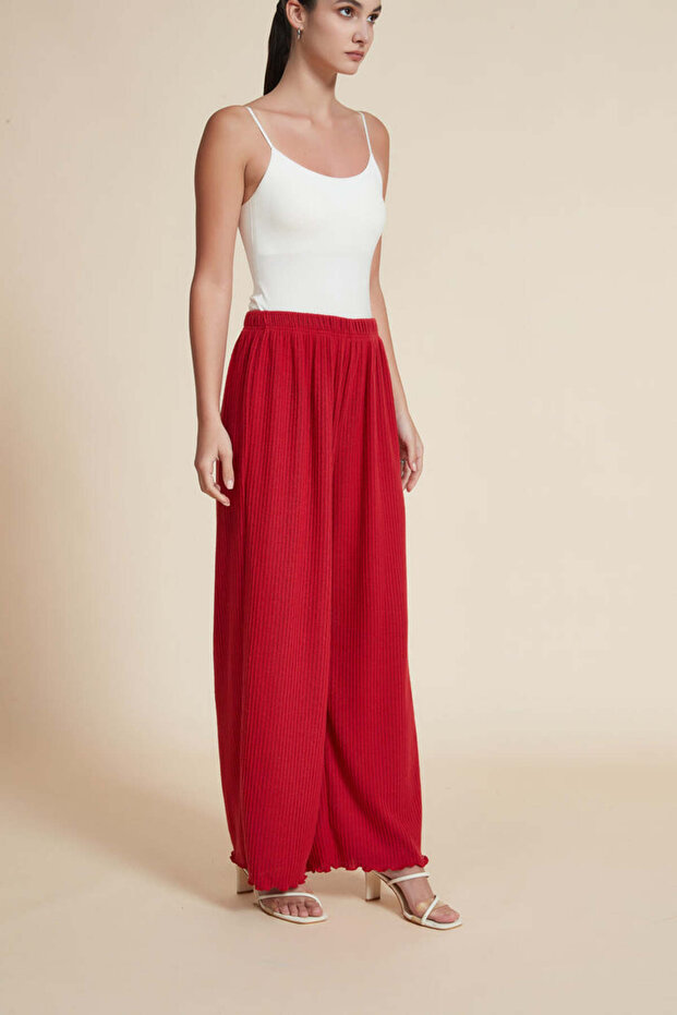 Solid Full Length Pants - 3