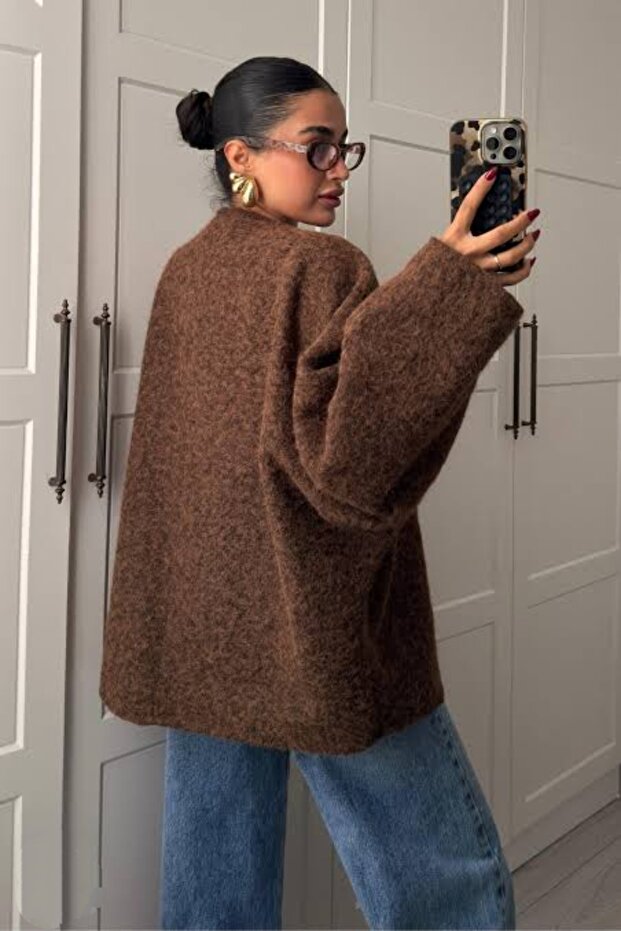 Çift Bağcıklı Kırçıllı Ceket - 4