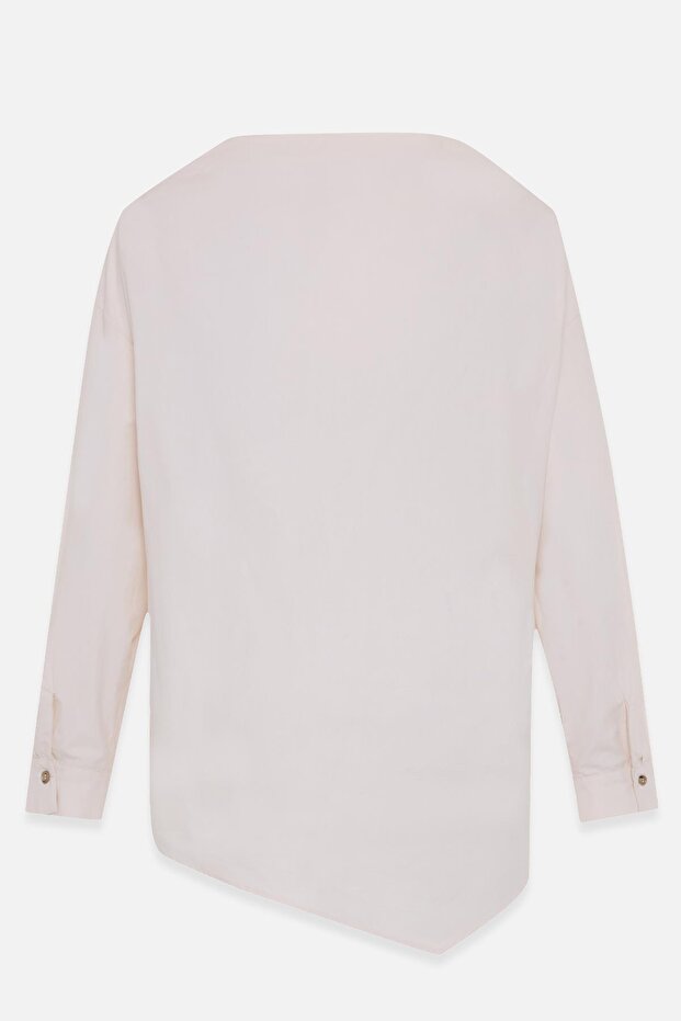 Krem 1YA2ECGM0709 GÖMLEK - 7