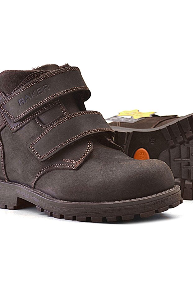 Sentor Hakiki Deri Kürklü Cırtlı Çocuk Bot - 6