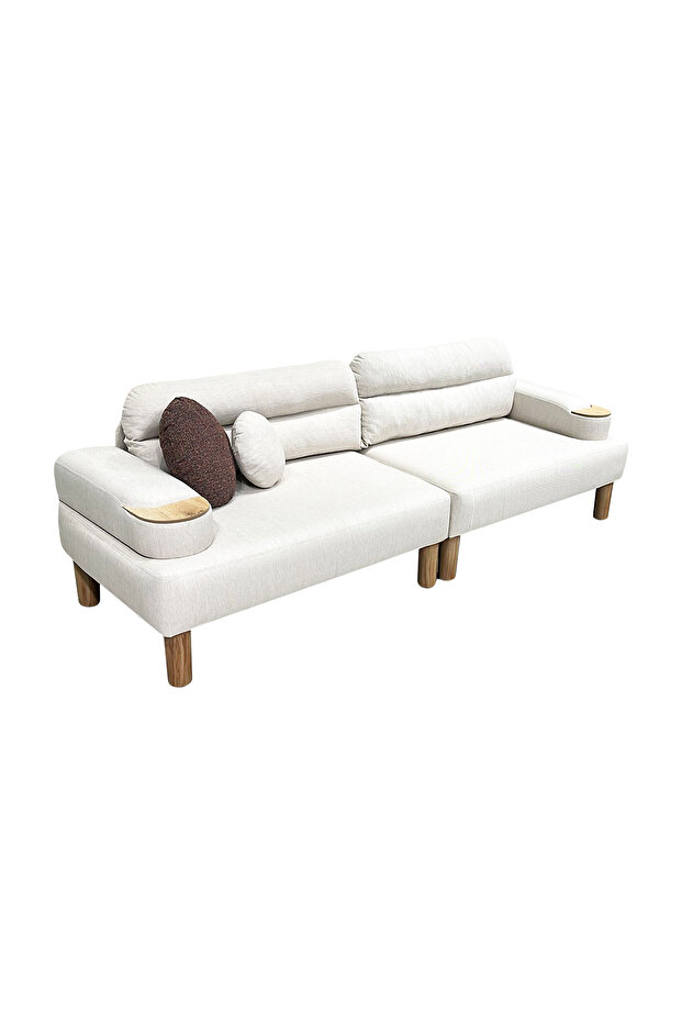 Legna Bohem Kanepe, Açık Krem - 4