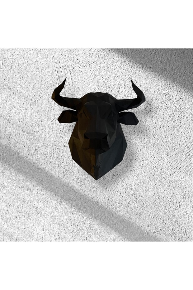 Boğa Başı Duvar Dekoru - 3