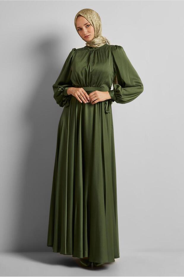 فستان سهرة من الساتان 50528