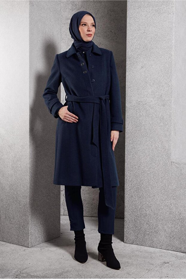 90456 نموذج معطف مربوط بأزرار - 1