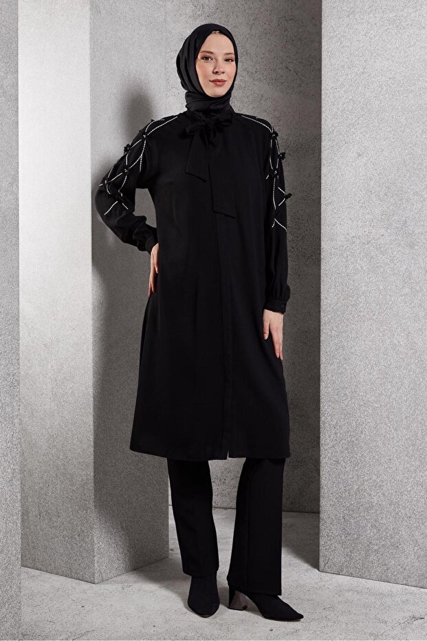 ÇİÇEK DETAYLI TUNİK 45212 - 1