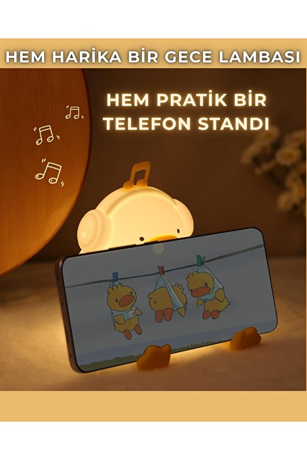 Silikon Ördek Gece Lambası - 1