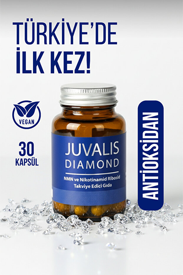 Diamond Longevity Complex NAD⁺, Resveratrol, CoQ10 Enerji, Yenilenme, Anti-Aging 30 Kapsül - 1