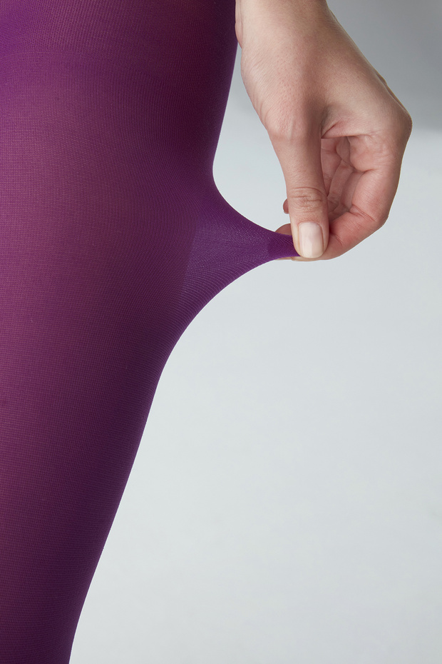 Micro 40 Mor Külotlu Çorap - 5