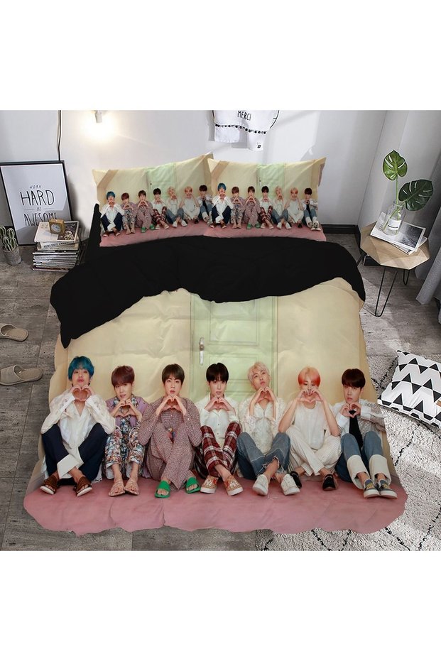 Gift Duvet Cover Bts Group Double Duvet Cover Set