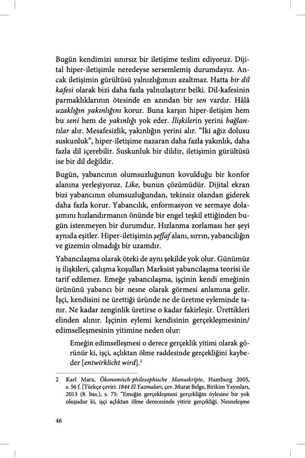 Ötekini Kovmak - Byung-Chul Han - 6