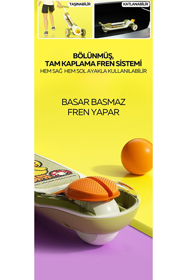 LUDDY B DUCK IŞIKLI SCOOTER - 6