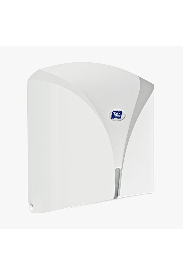 1Pc White Wall Mounted Napkin Holder Towel Napkin Holder Plastic Napkin Box Z-Fold Napkin Dispenser