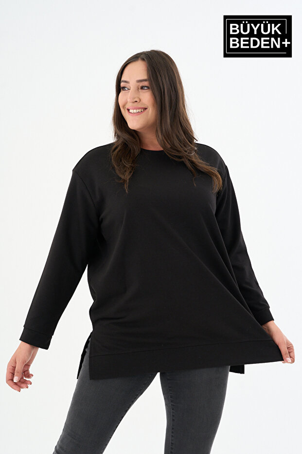 Women's Tunic Plus Size Slim Sweatshirt Spr26Btk990