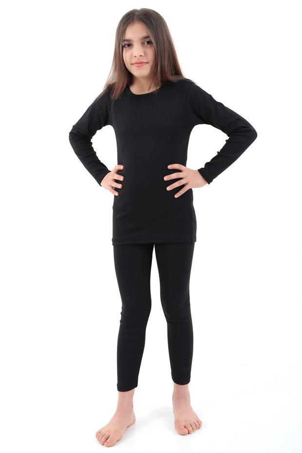 Unisex Children's Cotton Thermal Suit (1 Pc) - 8