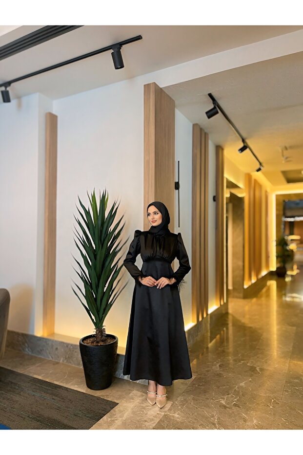 Rochie de seara neagra Sare - 4