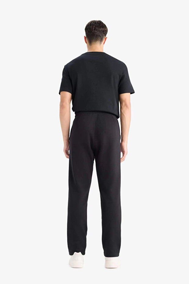 Regular Fit Eşofman Altı İçi Polarlı Basic Düz Cepli Beli Bağcıklı Düz Paça D7836AX25SP - 6