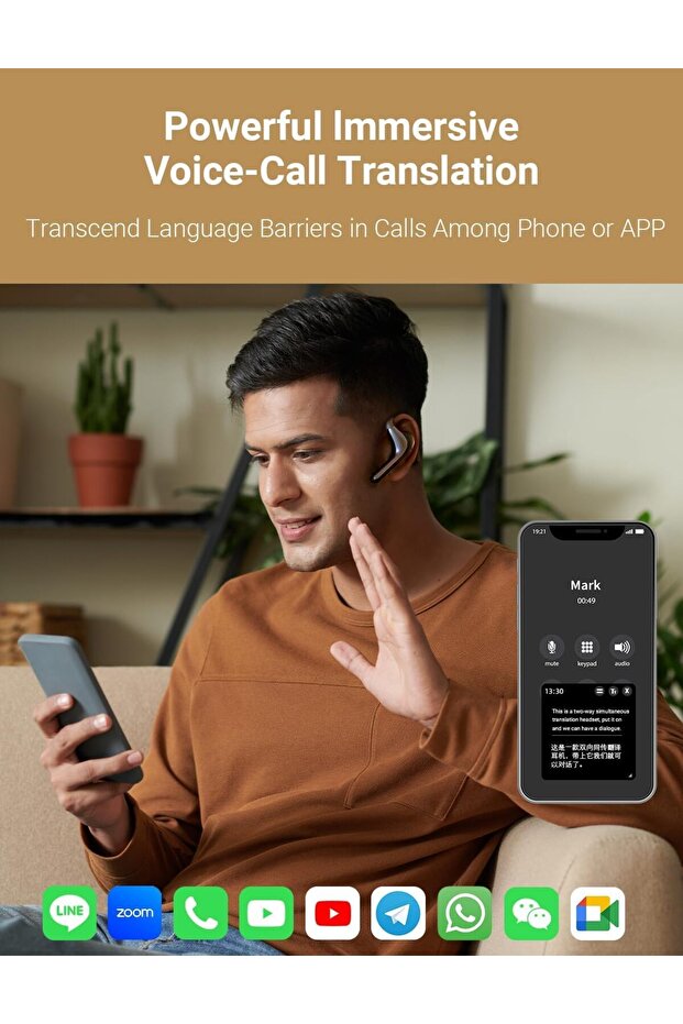 W4 Pro AI Translator Earbuds, Real-Time Bidirectional Voice Translation in 40 Languages, - 4