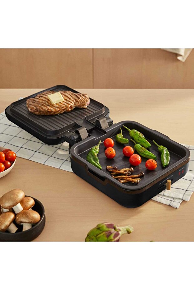 Grătar electric, CREATE, Stone Studio Pro, negru - 4