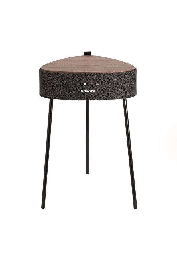 Coffee table with built-in speaker Speaker Table 180º, CREATE, wenge - 1