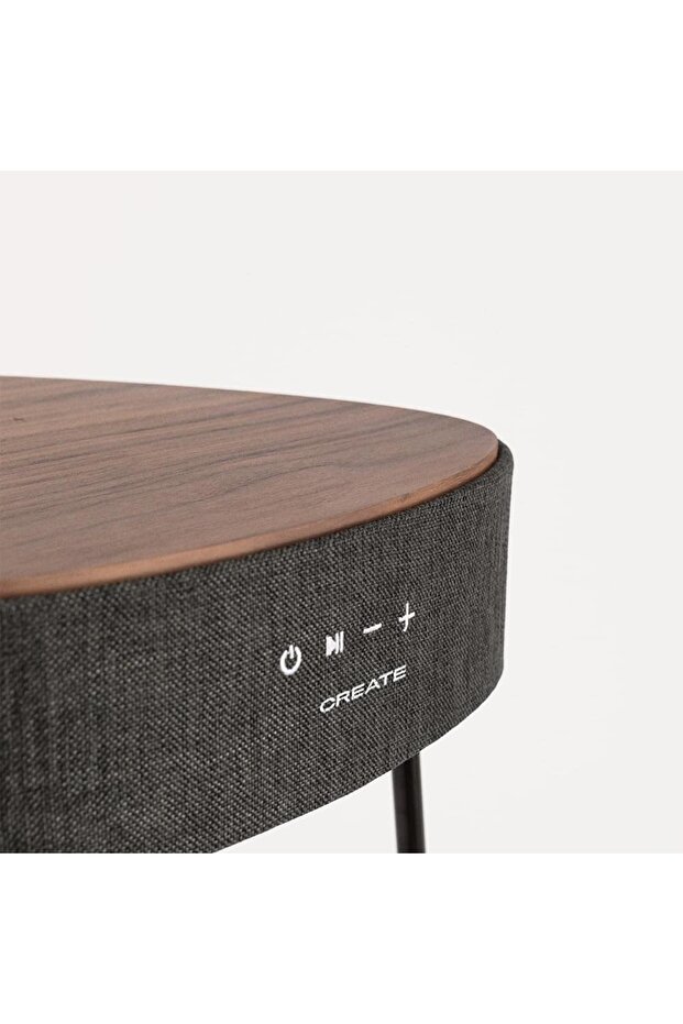 Coffee table with built-in speaker Speaker Table 180º, CREATE, wenge - 6