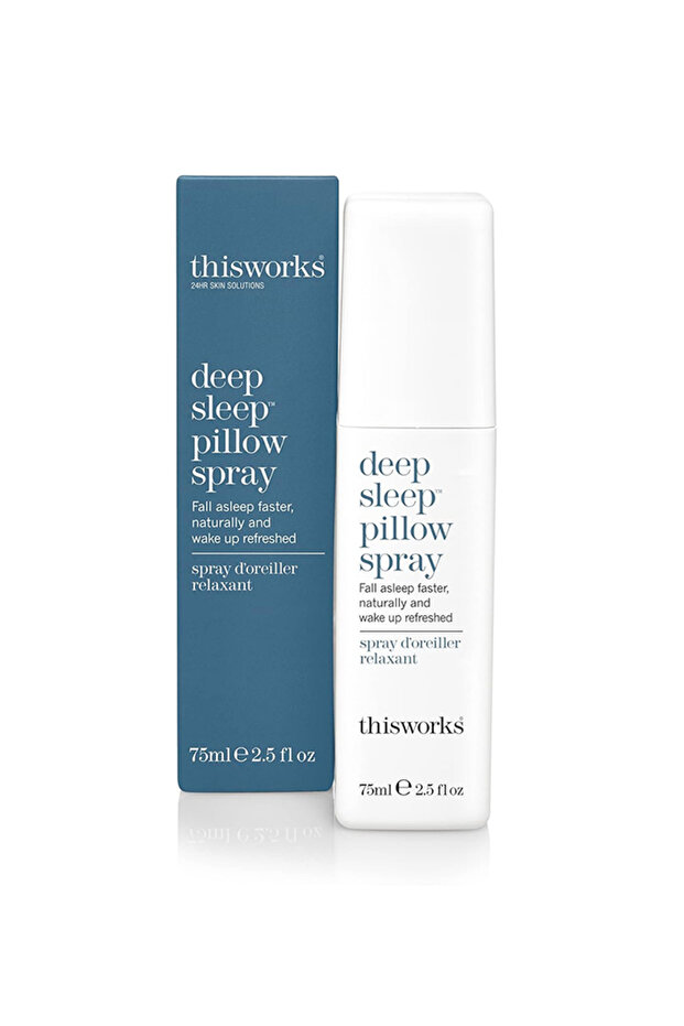 Deep Sleep Pillow Spray Backed by Science, Infused with Lavender Camomile and Vetivert - 75ml