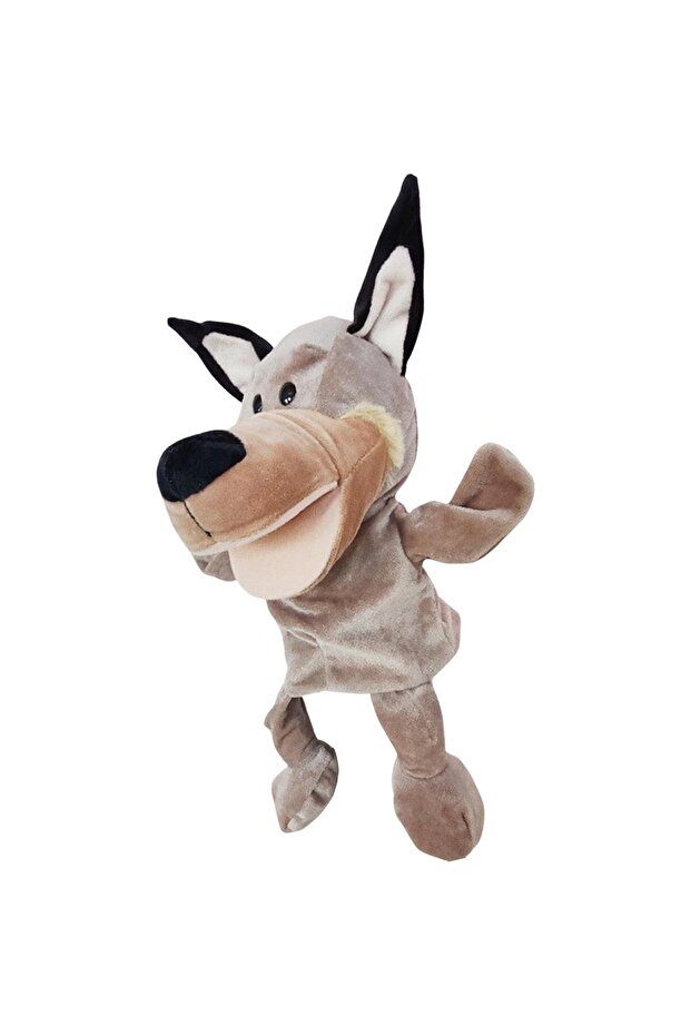 Hand puppet - Wolf with open mouth - 1