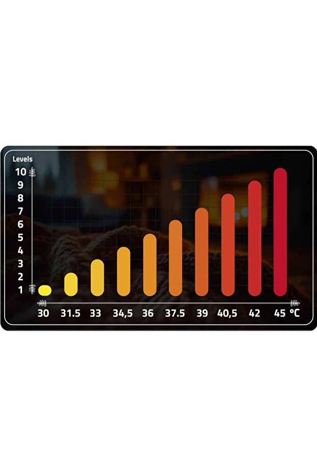 Electric blanket, 100% PE, thick, fluffy, controller with LCD display, 10 temperature control levels... - 2