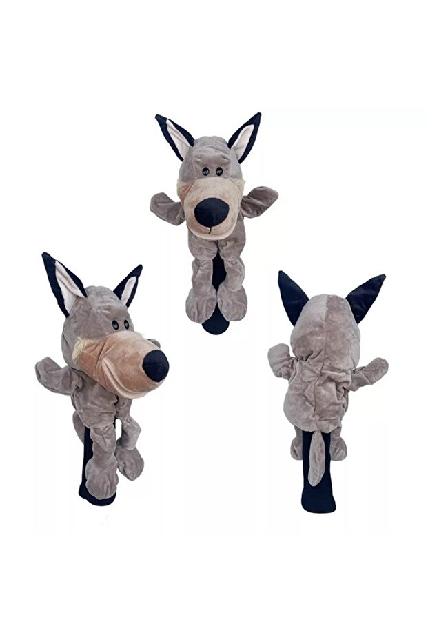 Hand puppet - Wolf with open mouth - 7