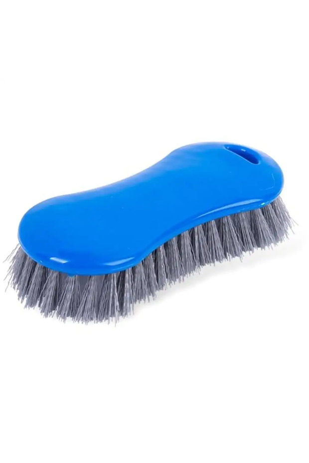 Hand Scrubbing Cobweb Brush With Hard Durable Bristles- Blue