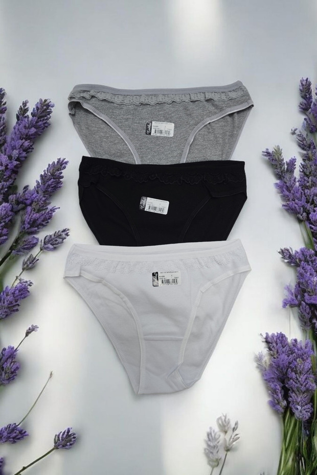 Pamuk Bikini Kilot 3'lü - 1