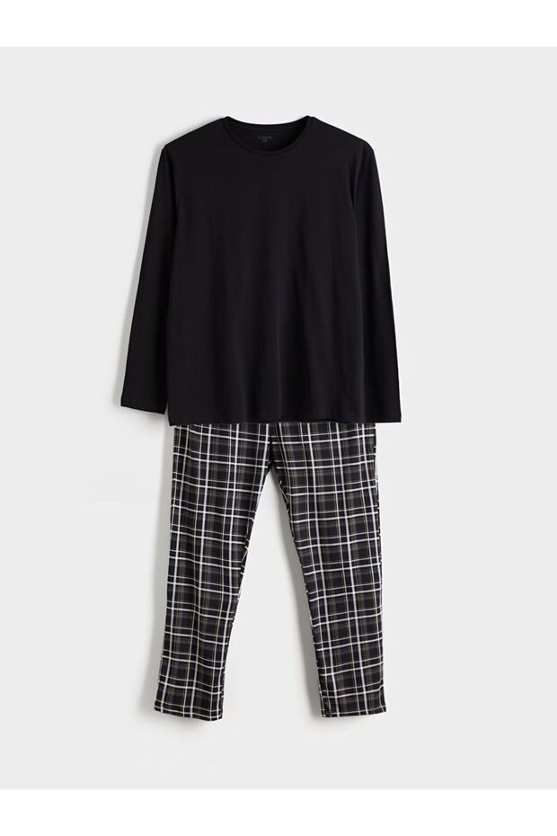 Standart Kalıp Erkek Pijama Takımı - 1