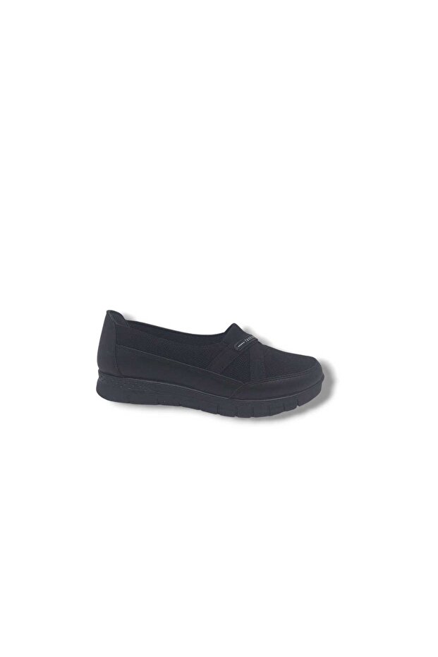 400 Women's Black Comfort Thermo Sole Large Size Shoes 41 42