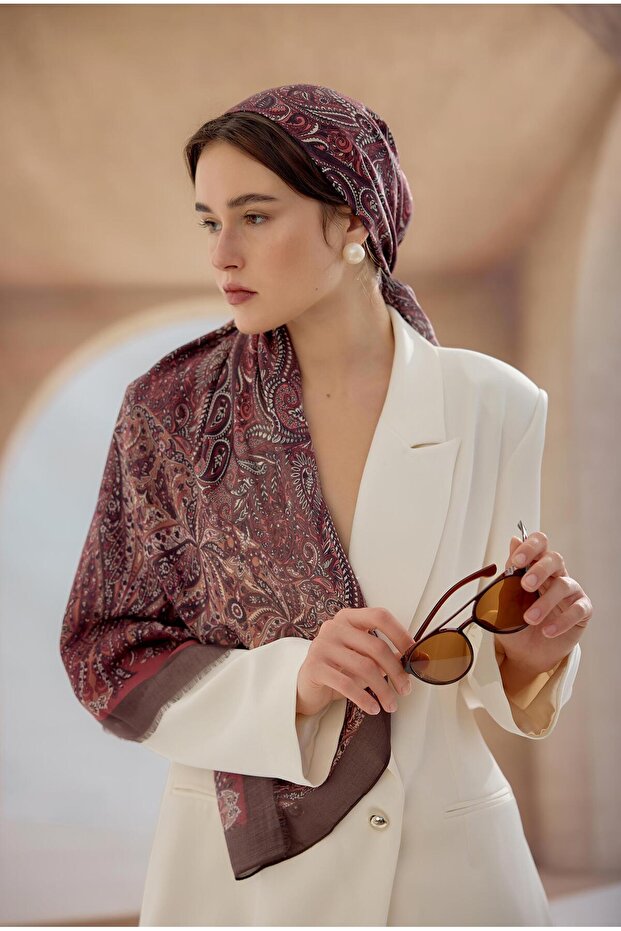 KIRMIZI LİNDA ŞAL - 1