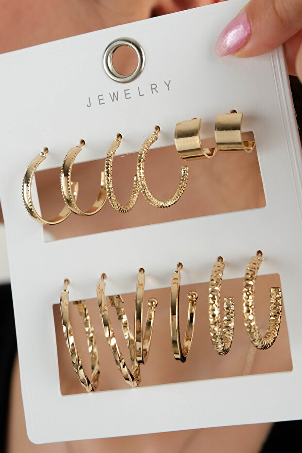 12'Lİ ÇOKLU KÜPE SETİ - 1