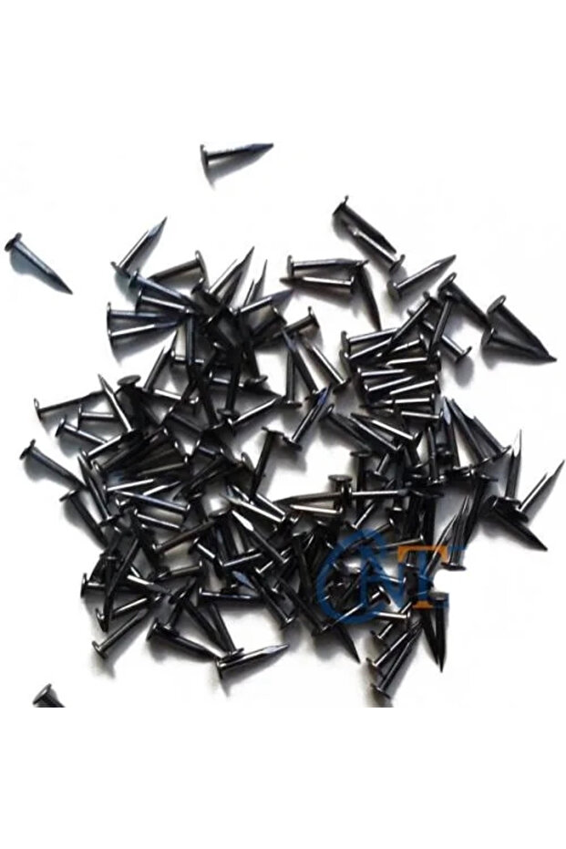 Clip, Hinge, Foot Nail 7mm Steel - Black 100Gr