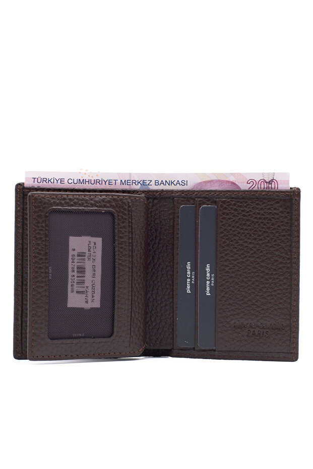 Kahve Floater Deri Erkek Cüzdanı 1335K6C - 3
