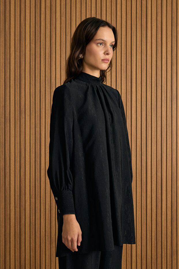 طقم فيسكون ذو نسيج مخطط - 1