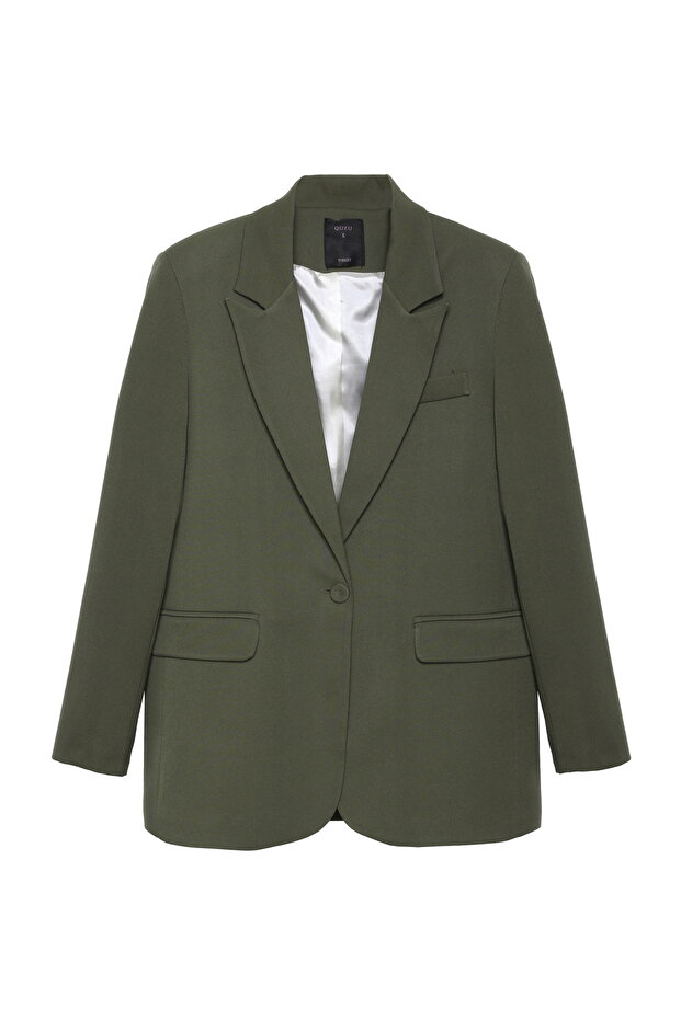 Blazer Ceket Haki - 1