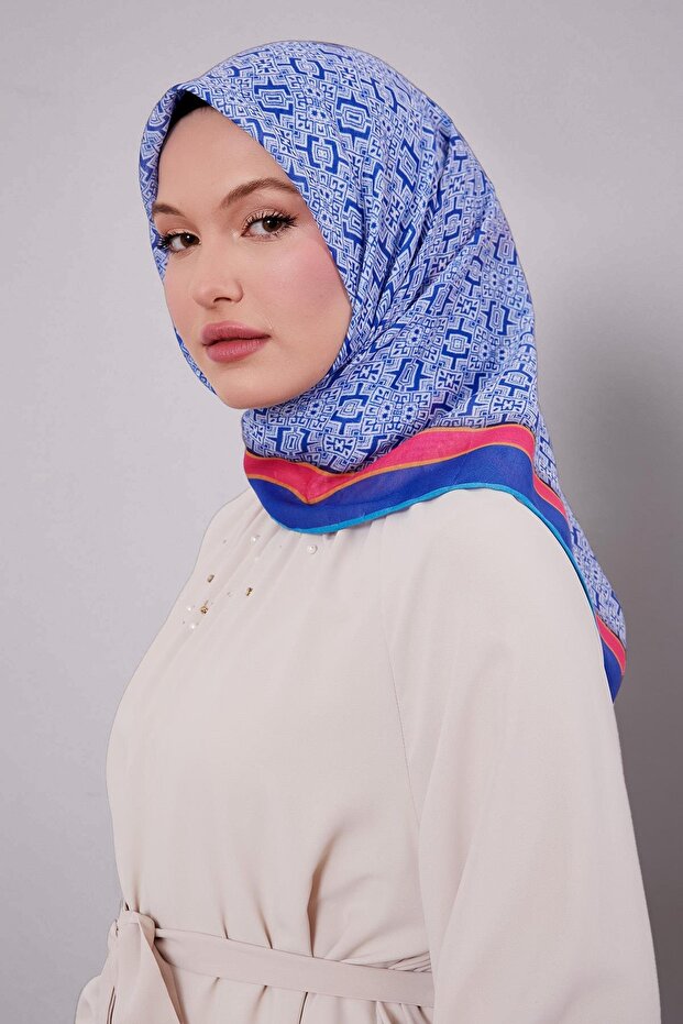 وشاح ناعم بنمط بازل من ساكس - 3