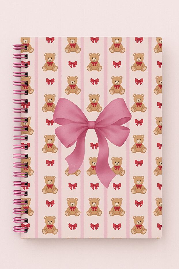 A5 Size Lined Spiral Notebook - School Notebook Concept Notebook - 1