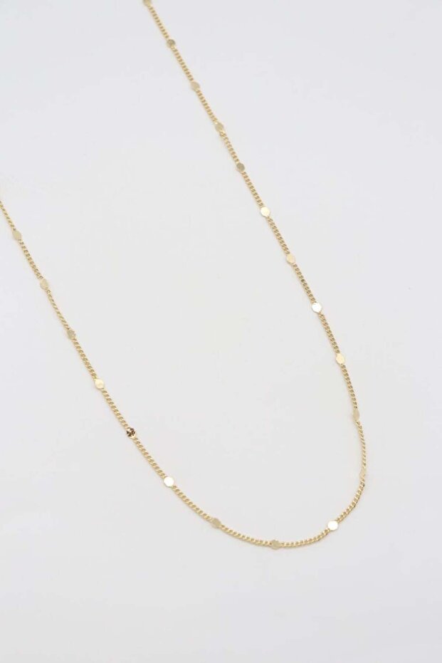 Mini Pullu Zincir Kolye - 1