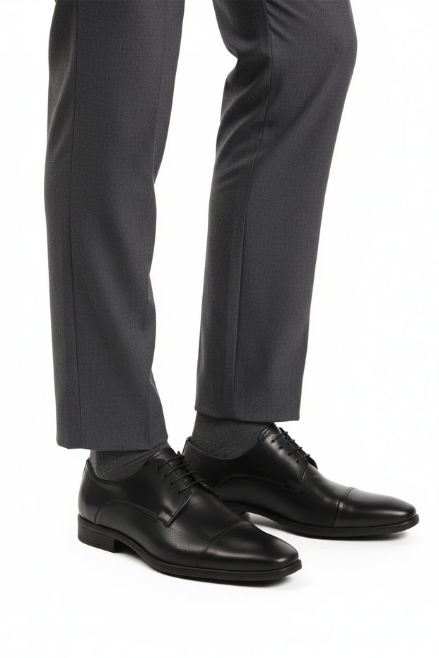 Black Genuine Leather Non-Slip Sole Men's Classic Shoes 977 m