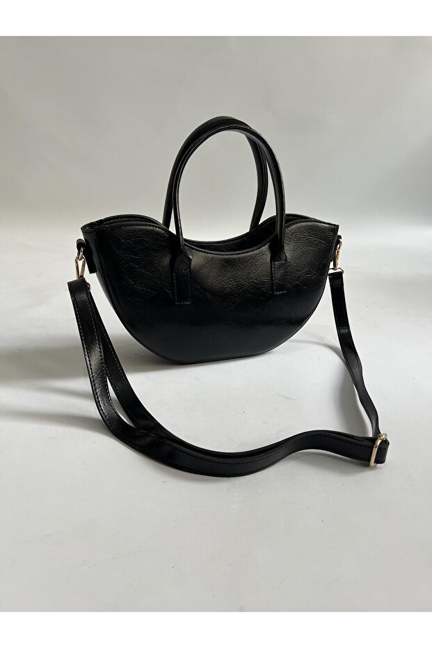 Fora Model Hand and Women's Shoulder Bag Black