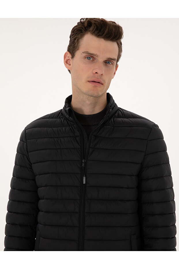 Siyah Kapitone Basic Mont 50313921-VR046 - 2