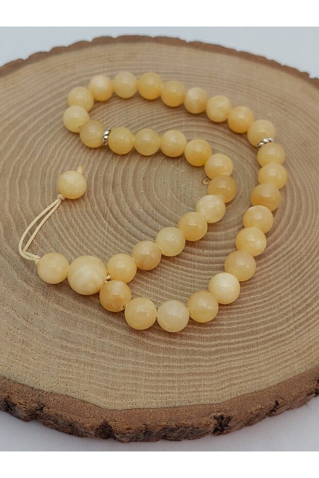 Calcite Stone 33-Piece Special Design Rosary 8mm (3205)